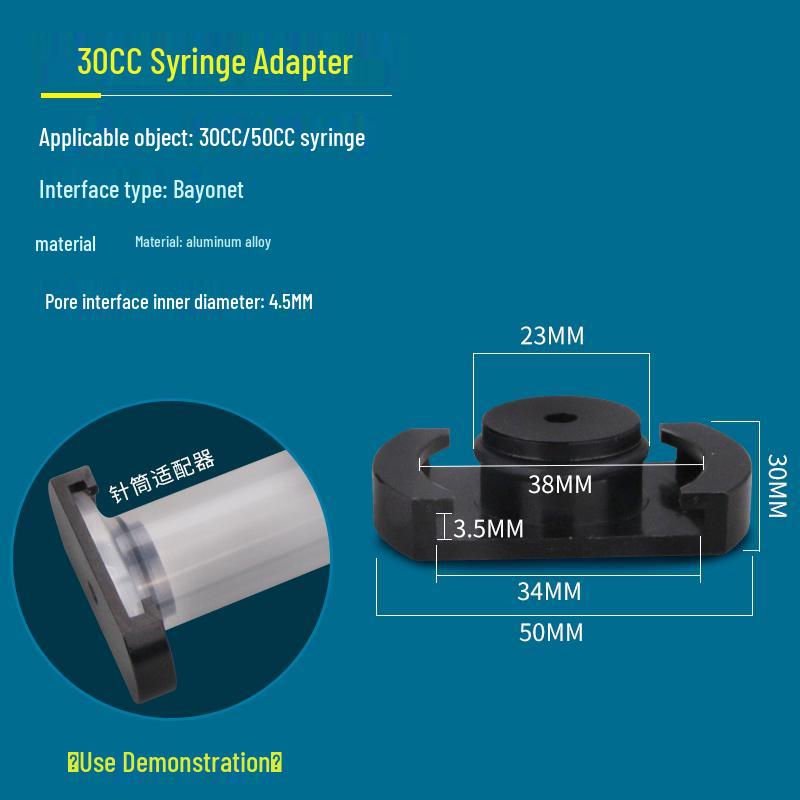 Ruhr Needle Tip Dispensing Machine Adapter: Valve Connector & Holder Accessories