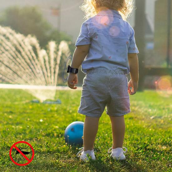 Электронный ультразвуковой отпугивающий браслет без ДЭТА, перезаряжаемый, портативный, водонепроницаемый, для улицы, для походов, для путешествий, для взрослых, для детей, отпугивающий браслет