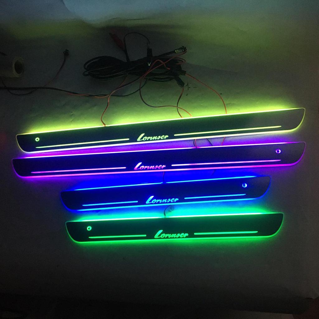 Non-Destructive Induction Lorinser Dynamic LED Light Sill Strips Welcome Pedals