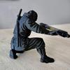 3D-печатный держатель для ручек в виде ниндзя Крутая фигурка ниндзя Подставка для карандашей Декоративный настольный органайзер для фанатов аниме Офисный стол Игровая комната Декор