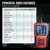 Тестер аккумулятора Сканер OBD II EOBD Инструменты для диагностики автомобиля Универсальный L680 Облачная печать Проверка системы двигателя Считыватель кодов Car OBD2