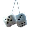 Dice Car Ornament, Autophagy Dice, 1 Pair Car Decorative Dice Pendant, Soft Dice Pendant