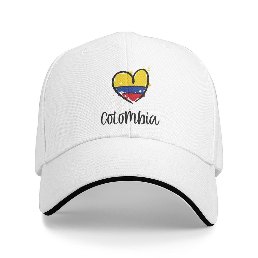 Women Unisex Colombiano Flag Colombia Outdoor Hat Adjustable Cap Casual Baseball Cap Sunscreen Hats
