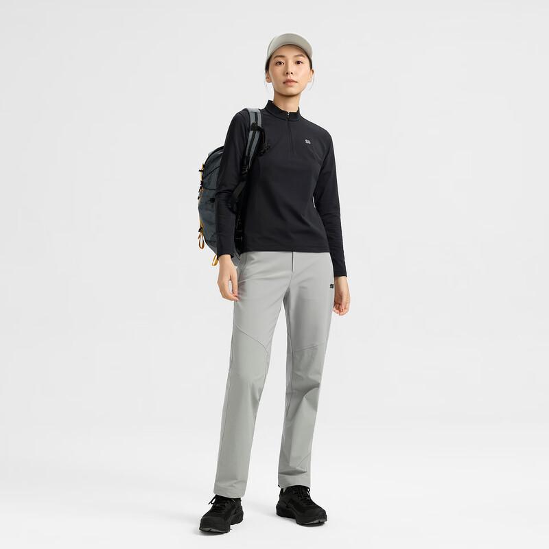 Женская флисовая футболка с полумолнией для хайкинга KOLON SPORT