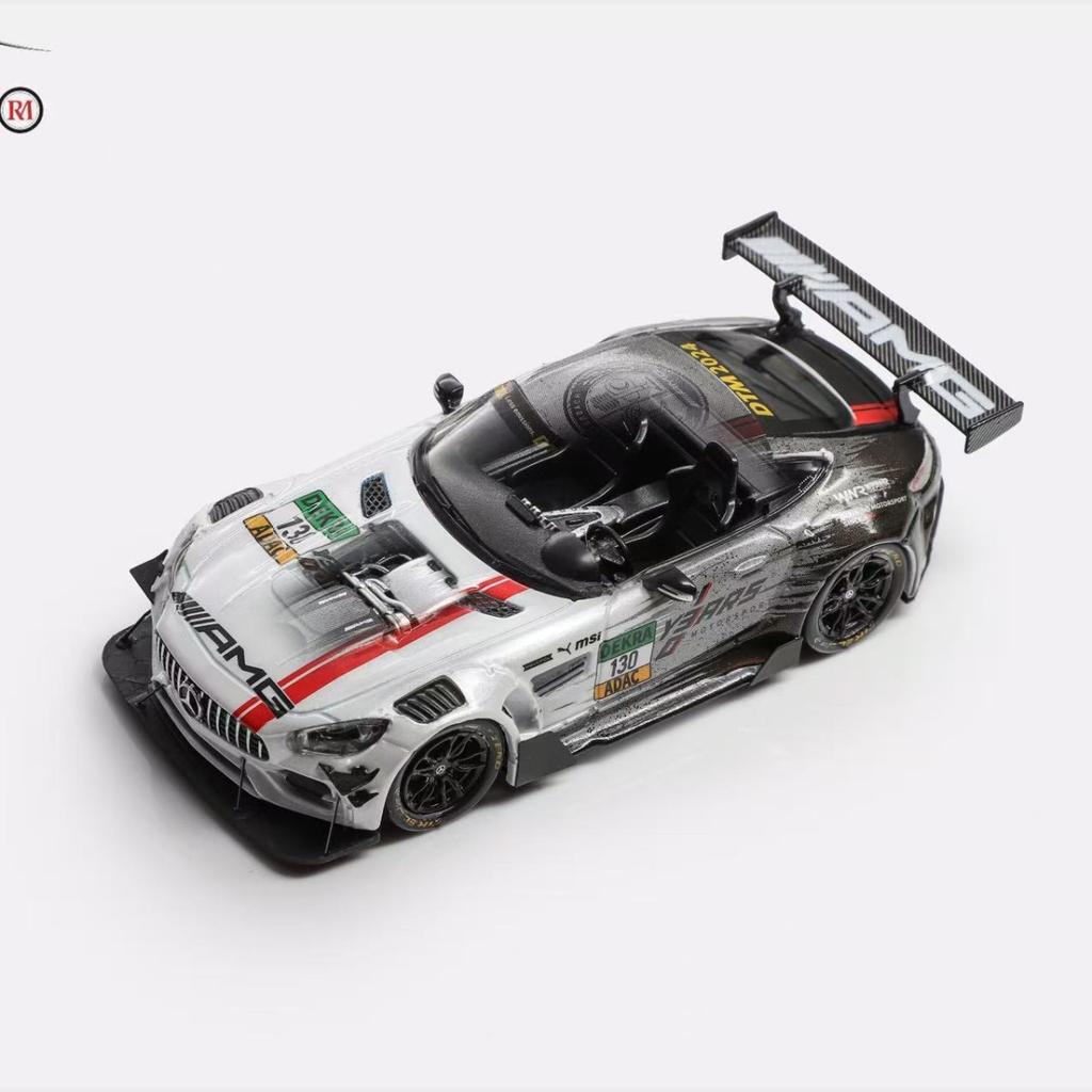 RhinoModel RM 1:64 Mercedes-Benz AMG GTS Nürburgring DTM Race Painted Alloy Car Model