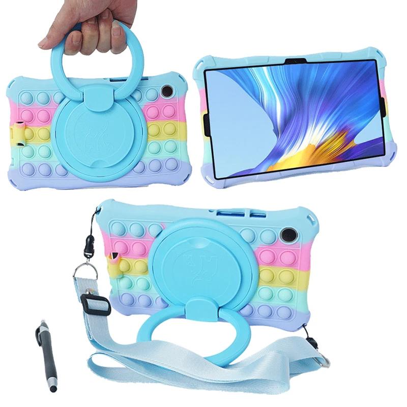 Kids Case For Samsung Galaxy Tab A9+Plus 11"8.7" 360 Rotating Stand Tablet Cover SM-X210/X215/X216 SM-X110/X115 A7 A8 Funda