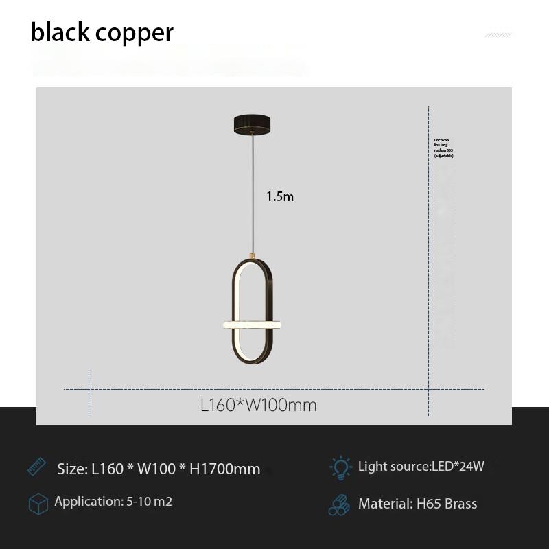 Светодиодная люстра из меди в скандинавском стиле, роскошные прикроватные светильники для спальни, настольная лампа, минималистская маленькая люстра, роскошный декор интерьера