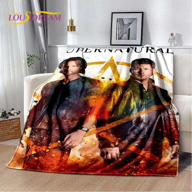 3D SPN Сверхъестественное Знак Дин Сэм Плед, Мягкий Плед для Дома Спальни Кровати Дивана Пикника Путешествия Офиса Покрывало Детский Подарок