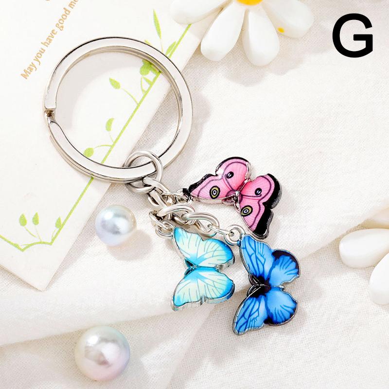 1шт сумка аксессуары бабочка брелок автомобильные брелки брелки брелок бабочка кулон