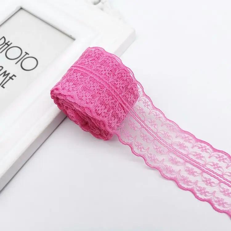 10 метров/рулон 4,5 см Красная Черная Синяя Вышивка Кружевная Лента DIY Одежда Швейная Ткань Свадьба Рождество Хэллоуин Подарок Украшение