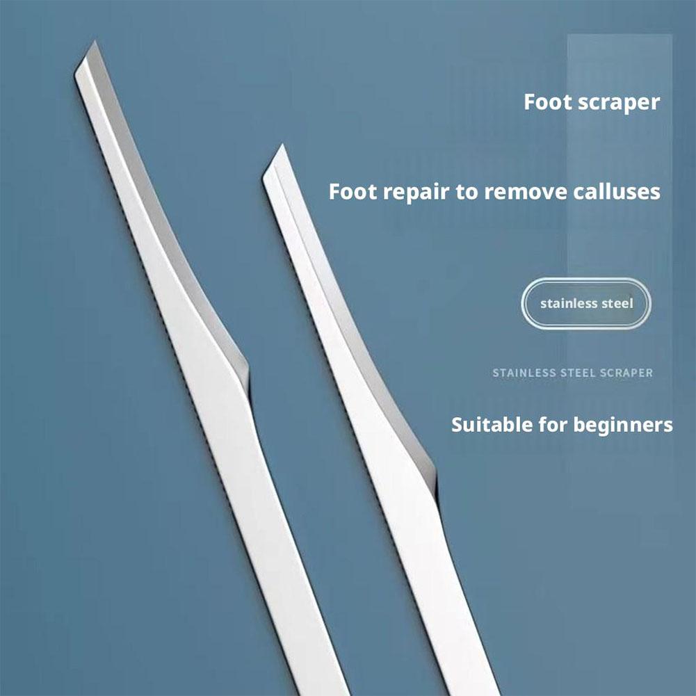 3/2/1 шт. нож для педикюра ног инструменты стальной нож для удаления кожи скребок маникюрный скребок V4W1