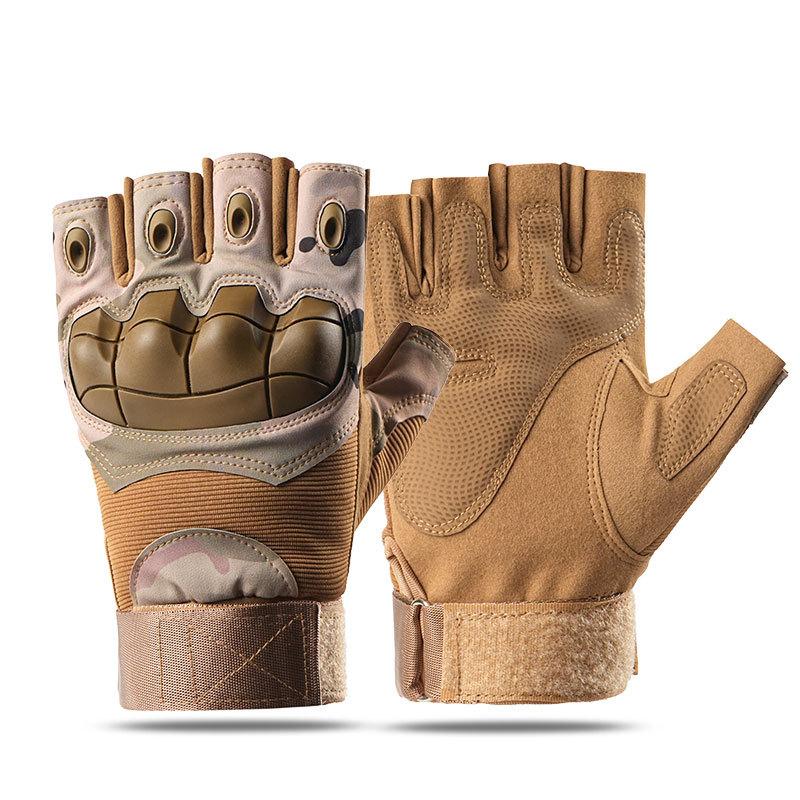 Bicycling Biking Gloves Outdoor Men Military Gloves Full Finger Tactical Protective Gloves for Fishing Fingerless Trip