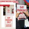 Ретро потертые металлические забавные парковочные знаки с креативным и юмористическим дизайном текста. Идеально для баров, гаражей, и стен. И -устойчивый Металл,