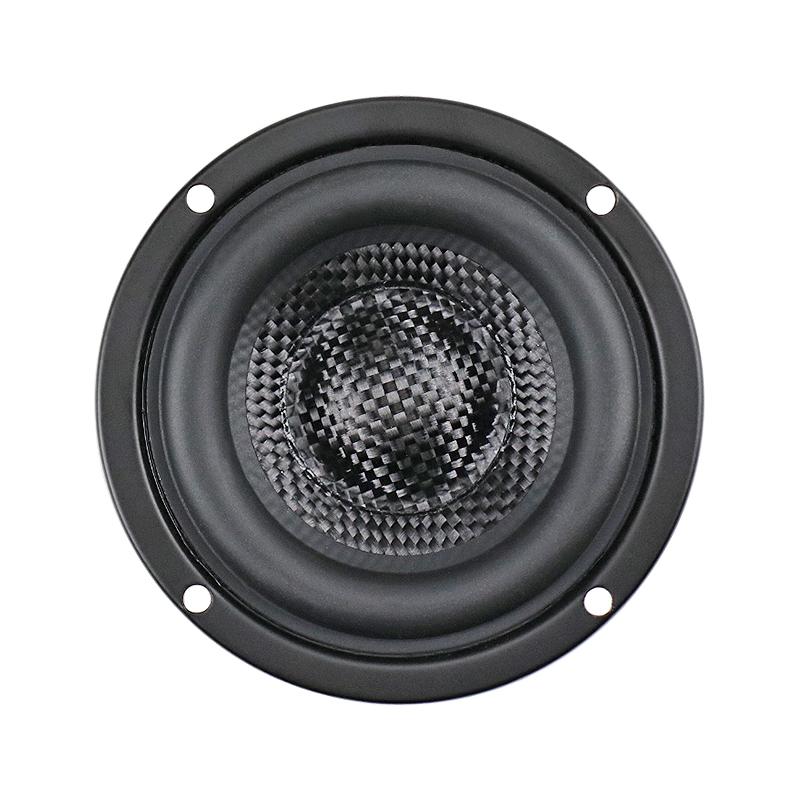 GHXAMP Fiberglass Braided 3 Inch Woofer Subwoofer Hifi Speaker Unit Powerful Low Frequency 4OHM 25W Waterproof 2PCS