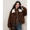 Shangjing Women's Corduroy Padded Jacket