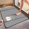 Мягкая диатомовая грязь - Простой ветер Ванная комната Абсорбирующий Туалет Нескользящий Быстросохнущий Коврик для ног Придверный коврик Туалет Бытовой Настраиваемый