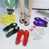 Best-Selling Women's Camellia Jelly Sandals - Non-Slip Soft Sole