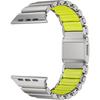 Титановый резиновый ремешок для Apple Watch Ultra 3 2 1 49 мм Серии 10 11 46 мм Металлический ремешок для Iwatch 7 8 9 45 мм 6 5 4 SE 3 44 мм Correa