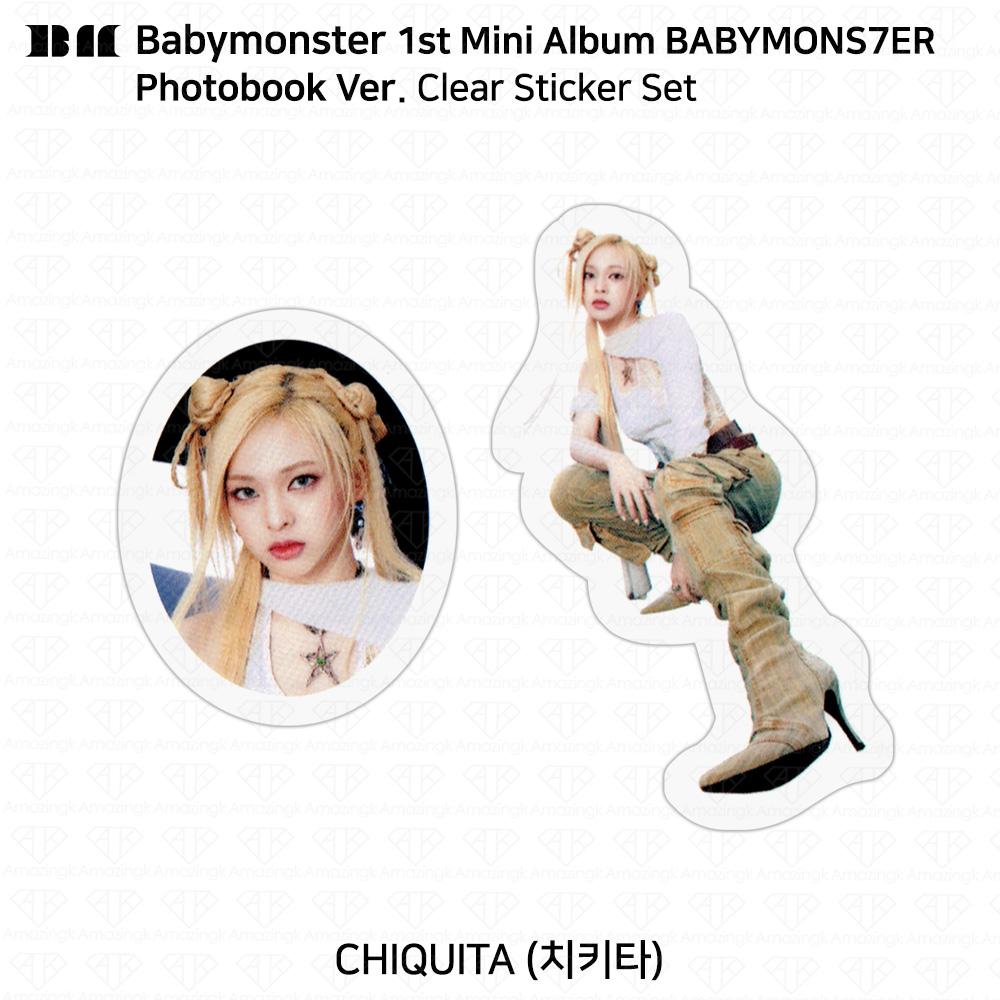 BABYMONSTER Официальная фотокарточка первого мини-альбома BABYMONS7ER Ахён Рами Рора Аса