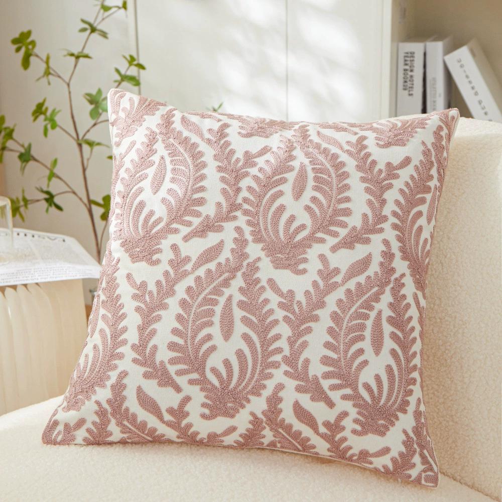 Nordic Ins Style Geometric Embroidery Pillowcase Creative 3D Home Decoration Cushion Cover Fashion Bohemia Series Pillow Case