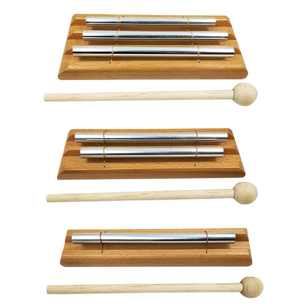 with Mallet Bell Percussion Instrument Wooden Musical Instrument Toys  Yoga