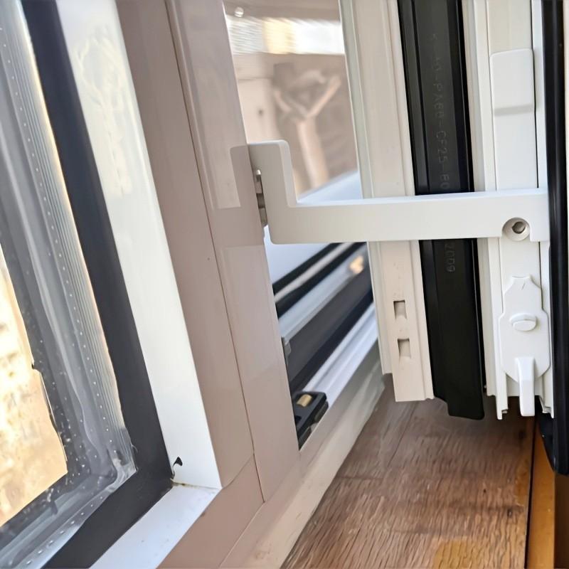 Windproof Window Door Limit Block Outward Flat Opening Fixing Stop Device for Home Anti-theft Security Protection