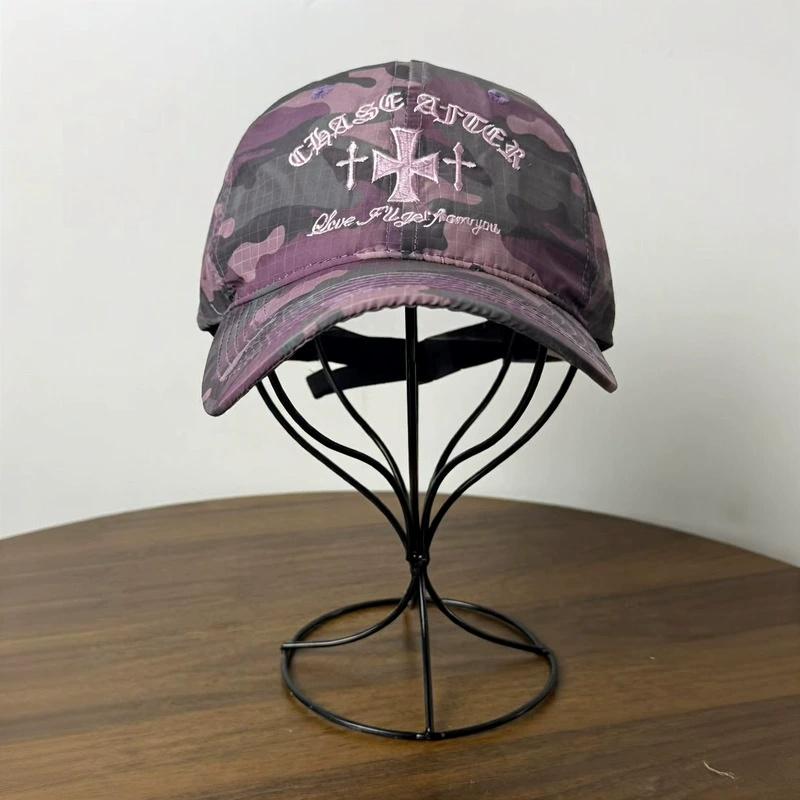 New Summer Fashion Camouflage Plaid Baseball Cap Couple Style Quick Dry Uv Protection Sun Baseball Cap For Men Women