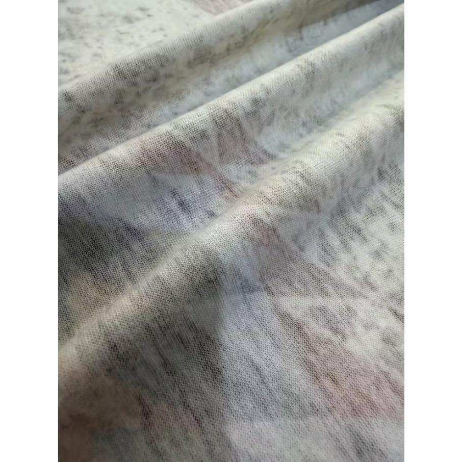 Women Fashon Polyester Comfortable T Shirts Sports Floral Contrast Color 3D Print Loose Round Neck Long Sleeve T-shirt Top