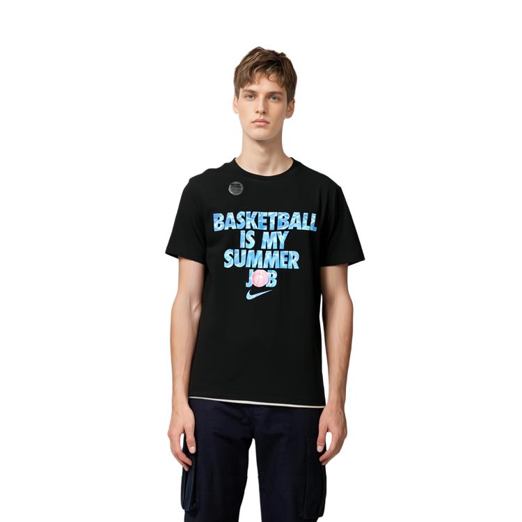 Nike Футболки Мужские С Круглым Вырезом Умеренный Прямой Крой 923724-010