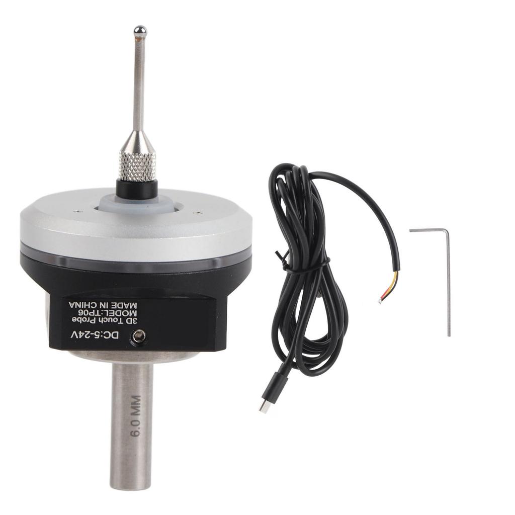 High Accuracy Finder 3D Finder High Accuracy Locator Tungsten Steel Ball for CNC Equipment 5~24V 3D Probe