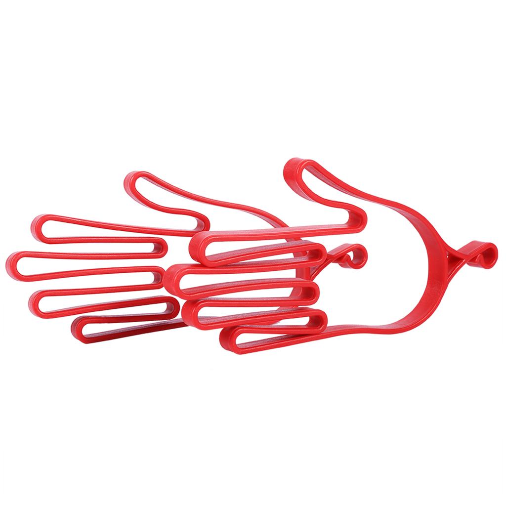 2pcs Red Durable Plastic Golf Gloves Stretcher Golf Gloves Hanger For Outdoor Sports