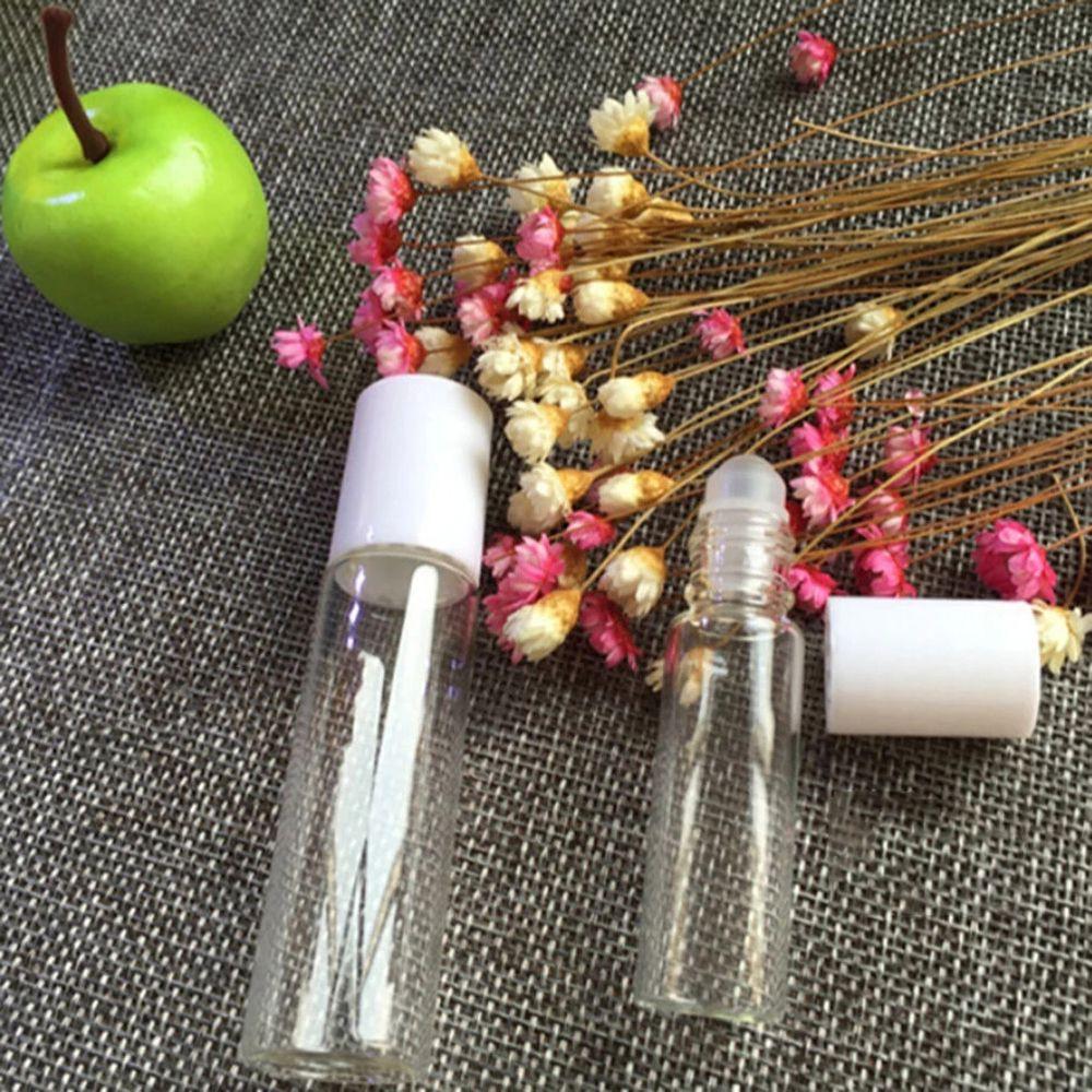 Vial With Roll On Refillable Container Empty Clear Bottles Glass Roller Bottles Rollerball Bottle