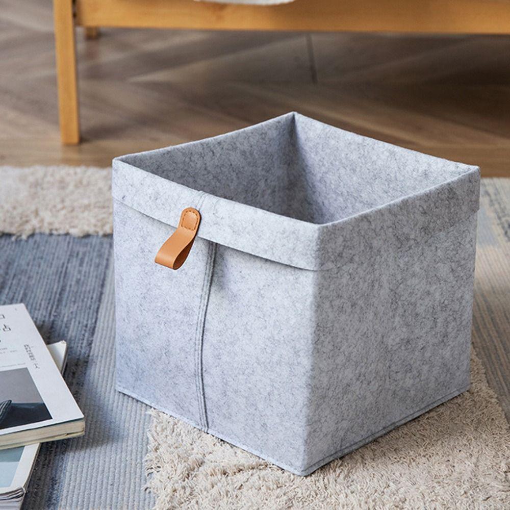 Органайзер Корзина для хранения фетра Контейнер Коробка для хранения ткани Корзина для белья Гостиная