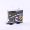 A4 Acrylic Table Stand Card Holder with Flip-over Ring Binder for Menus and Catalogs