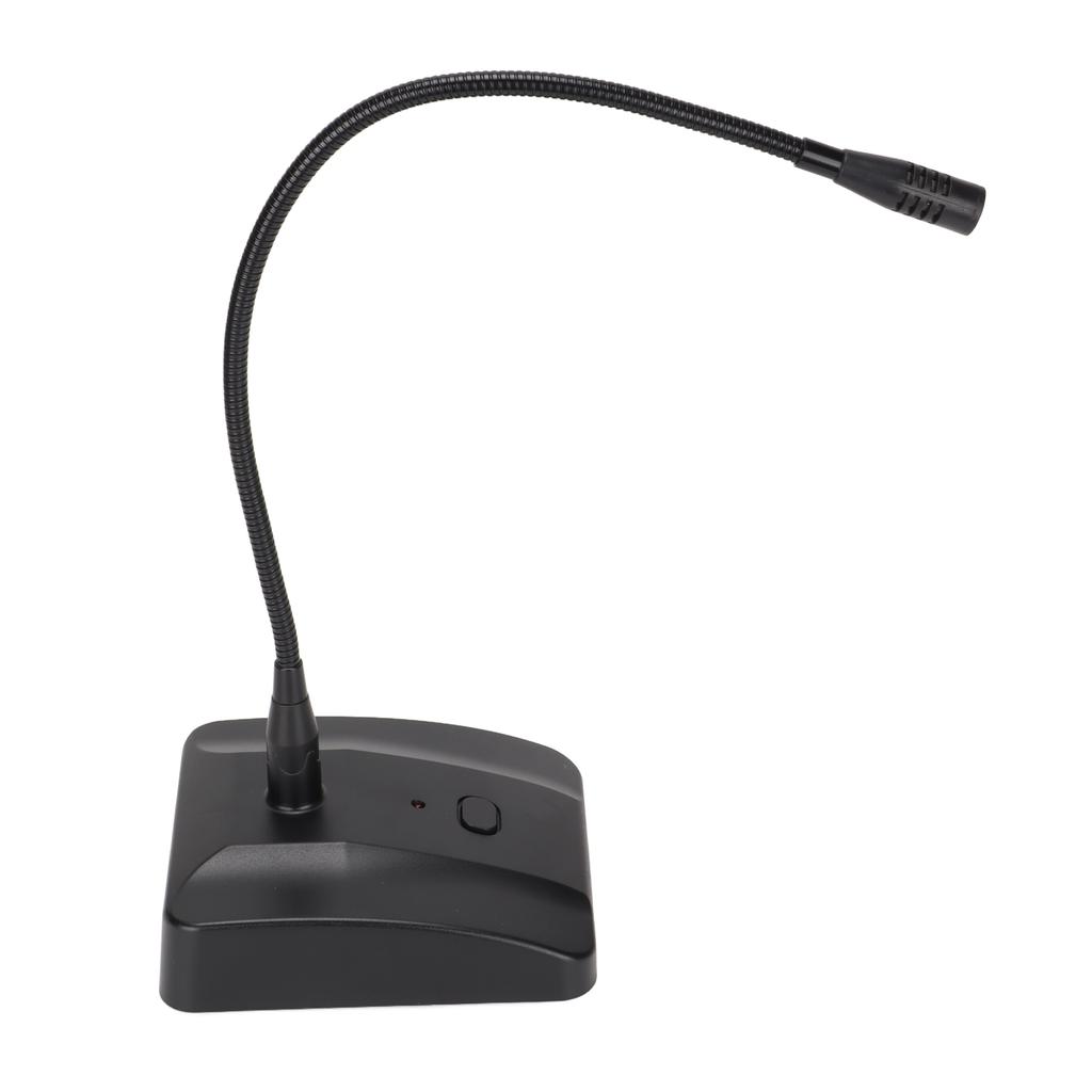 Микрофон на гусиной шее, регулируемый на 360 градусов, шумоподавляющий проводной коммерческий микрофон с разъемом XLR