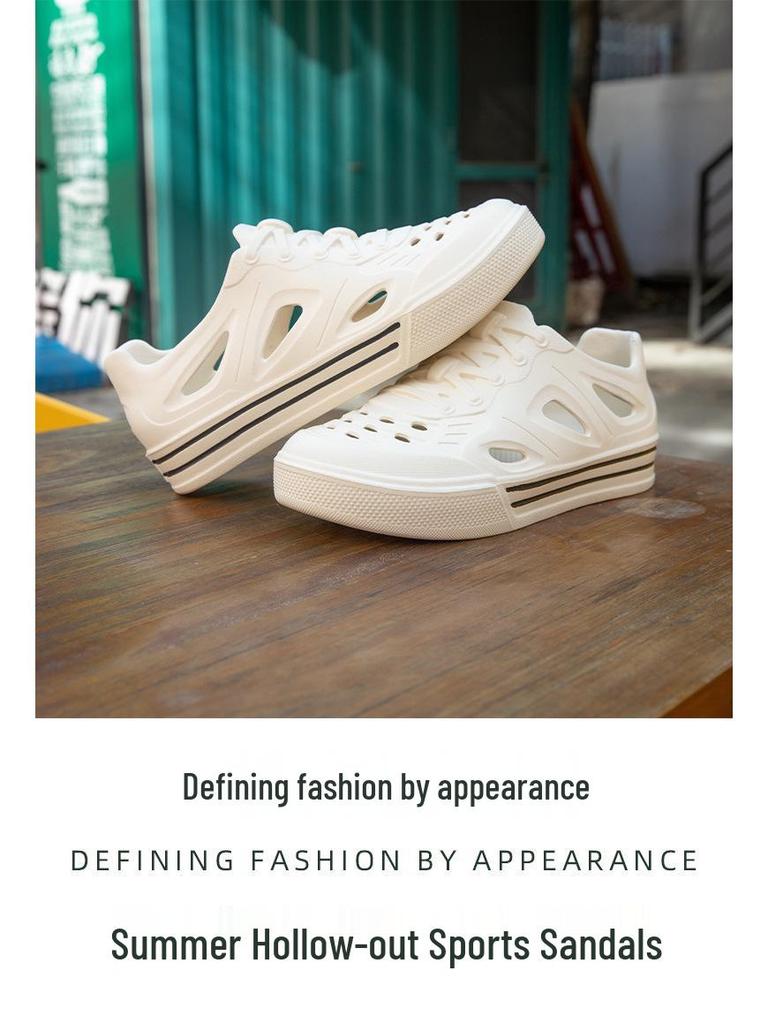 Unisex Lightweight EVA Clog Shoes for Summer: Beach, Driving, and Cool Closed-Toe Slippers Sandals