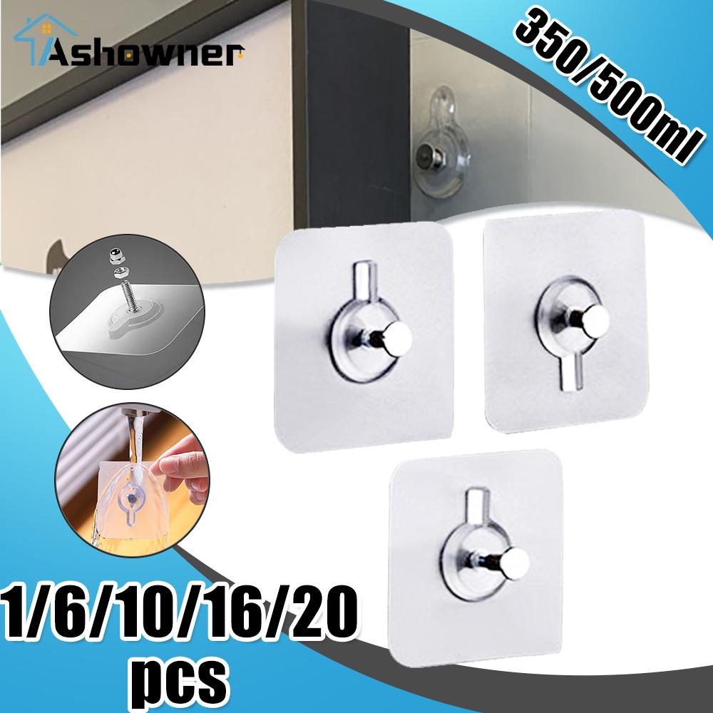 Прочные самоклеящиеся настенные крючки, прозрачные крючки для шкафа, полки, постеры, гвозди, настенные вешалки, держатели для шурупов для кухни и ванной комнаты