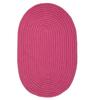 TAM TAM Reversible Cotton Rug with Rope Effect 50 X 80 Cm - Pink