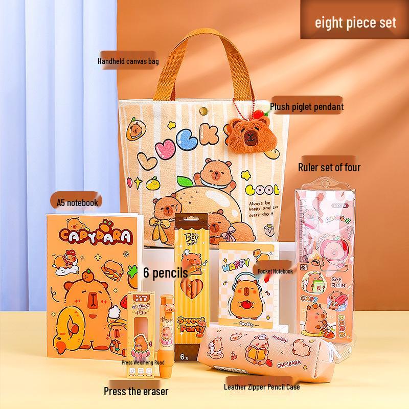 Канцелярские товары капибары, подарки на день рождения: Набор призов для студентов и подарки для детского сада