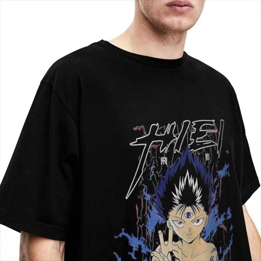 Мужская Женская Футболка Yu Yu Hakusho Hiei Одежда Потрясающая Футболка Топ Футболка Одежда Оригинал