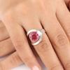 Драгоценный камень Розовый Турмалин Ювелирное изделие из стерлингового серебра 925 ручной работы Кольцо для вечеринки RR-68-13
