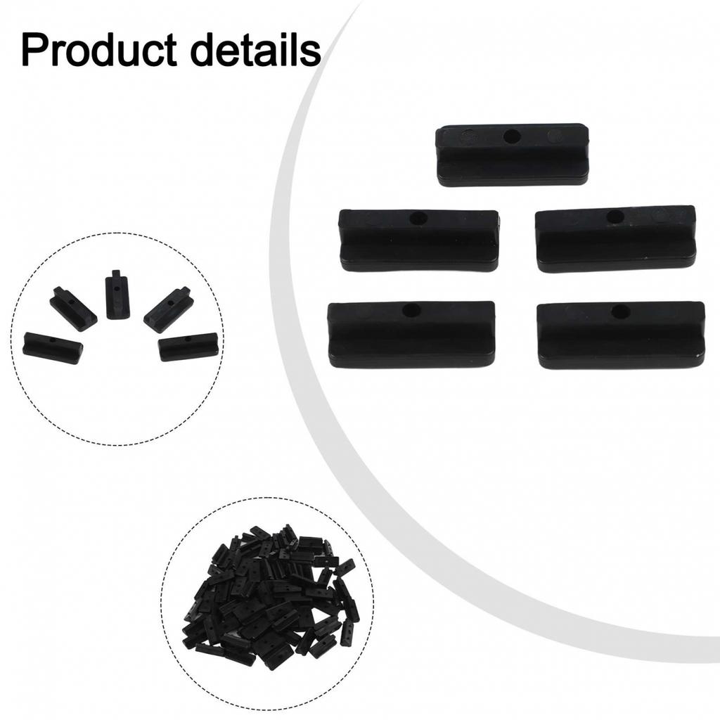 6 мм Т-образные композитные клипсы для террасной доски для наружного пола для ремонта, упаковка 100 шт.