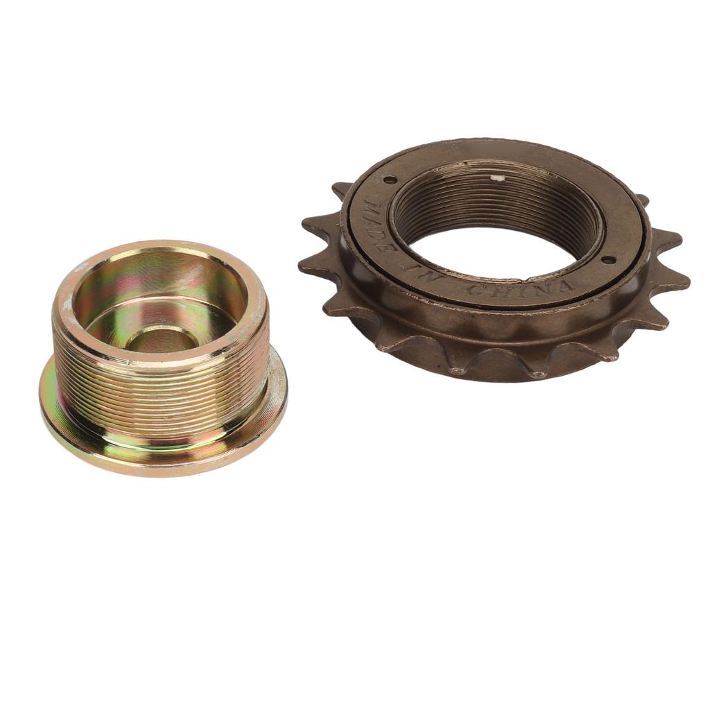16 T Single Speed Bike Bicycle Freewheel 16 Teeth Single Speed Freewheel Flywheel Sprocket Bike Accessory
