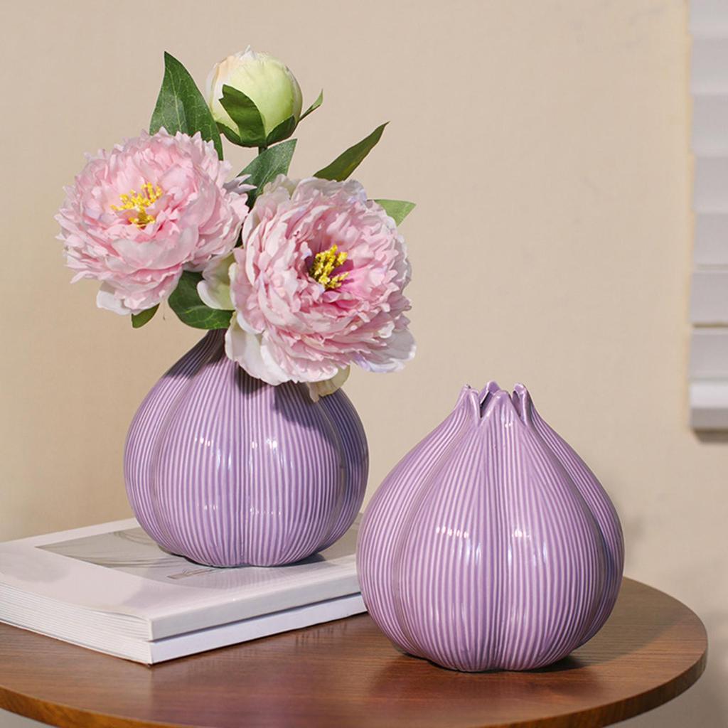 Ваза для цветов в форме луковицы Керамическая Подарки на День Рождения Украшение для Дома Современное Искусство