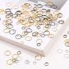 Металлические соединительные кольца, разъемные круглые кольца, соединители для самостоятельного изготовления ювелирных изделий, аксессуары для сережек на шею 3-12 мм