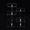 4 Layers Square Transparent Removable Acrylic Display Stand Holder Rack Kit Blind Box Display Stand Jewelry Holder Shelf