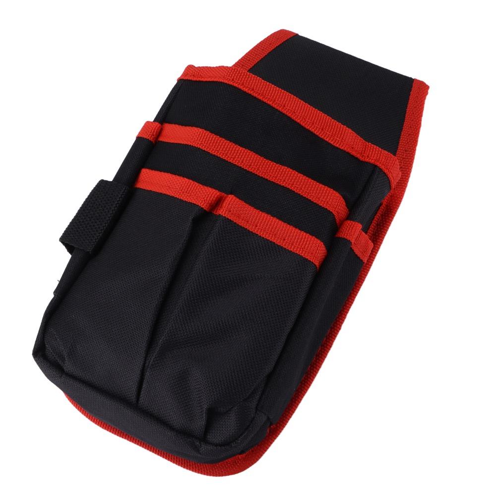 6 Pocket Tool Pouch Oxford Cloth Utility Tool Belt Tool Waist Bag for Electrician Technician