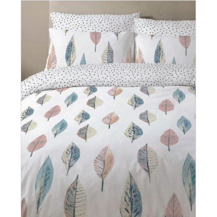 Parure de couette "Flynn" toutes dimensions 100% Coton / 57 Fils/cm² - Parure de couette 260 x 240 cm + 2 Taies d'oreiller 63 x 63 c