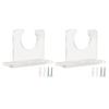 2pcs Baseball Bat Holder for Vertical Display Sturdy Acrylic Bat Hanger Baseball Bat Wall Mount