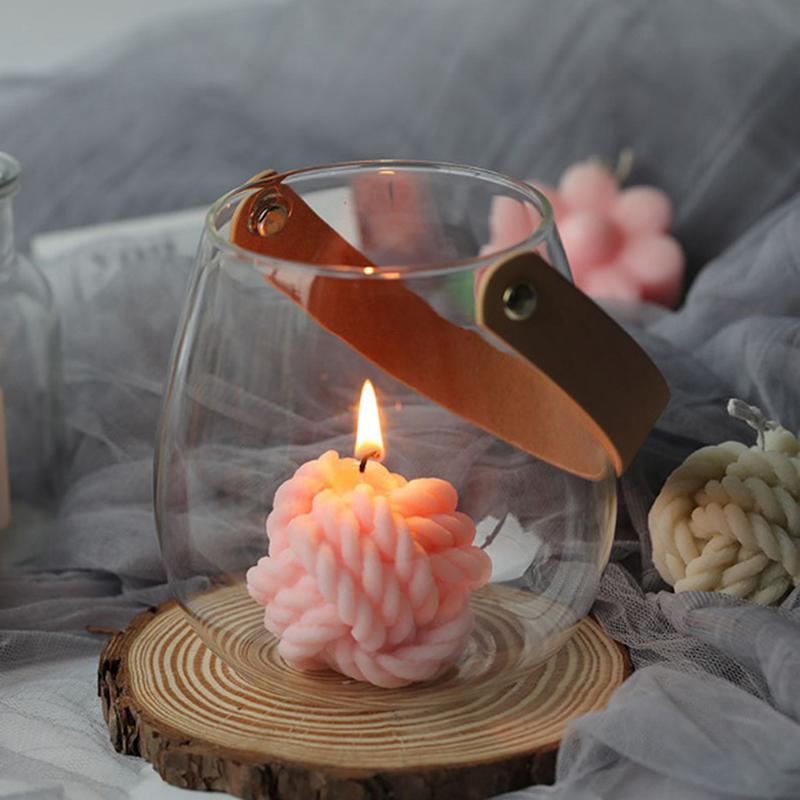 Вязание Шерсть Силиконовая Свеча Плесень Diy Гипсовый Штукатурный Шарик Мыло Силиконовые Формы